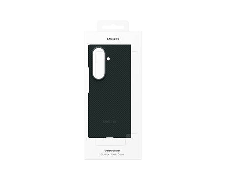 Оригинален Карбонов Калъф за Samsung Z Fold 7, Carbon Shield Case, Черен (8)