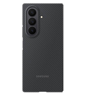 Оригинален Карбонов Калъф за Samsung Z Fold 7, Carbon Shield Case, Черен