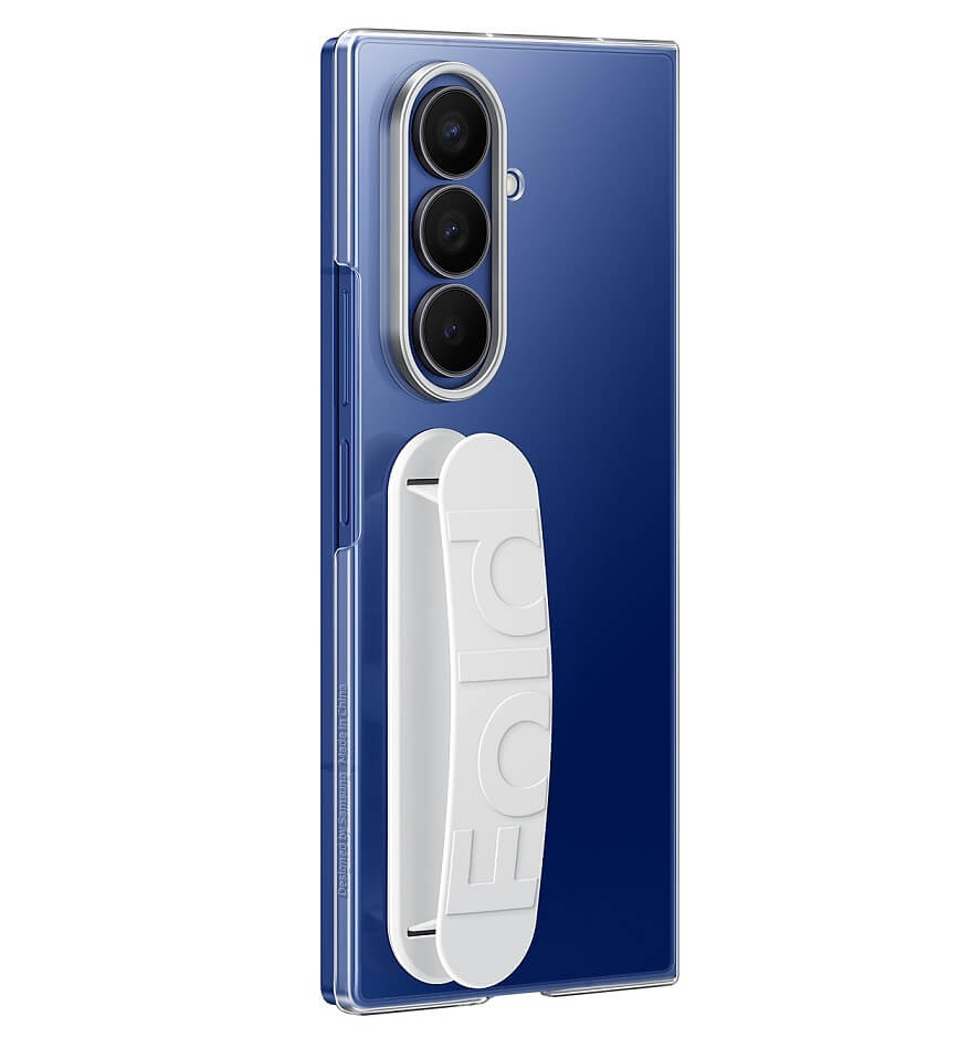 Оригинален Калъф с Дръжка за Samsung Z Fold 7, Clear Grip Case EF-QF966CTEGWW, Прозрачен (2)