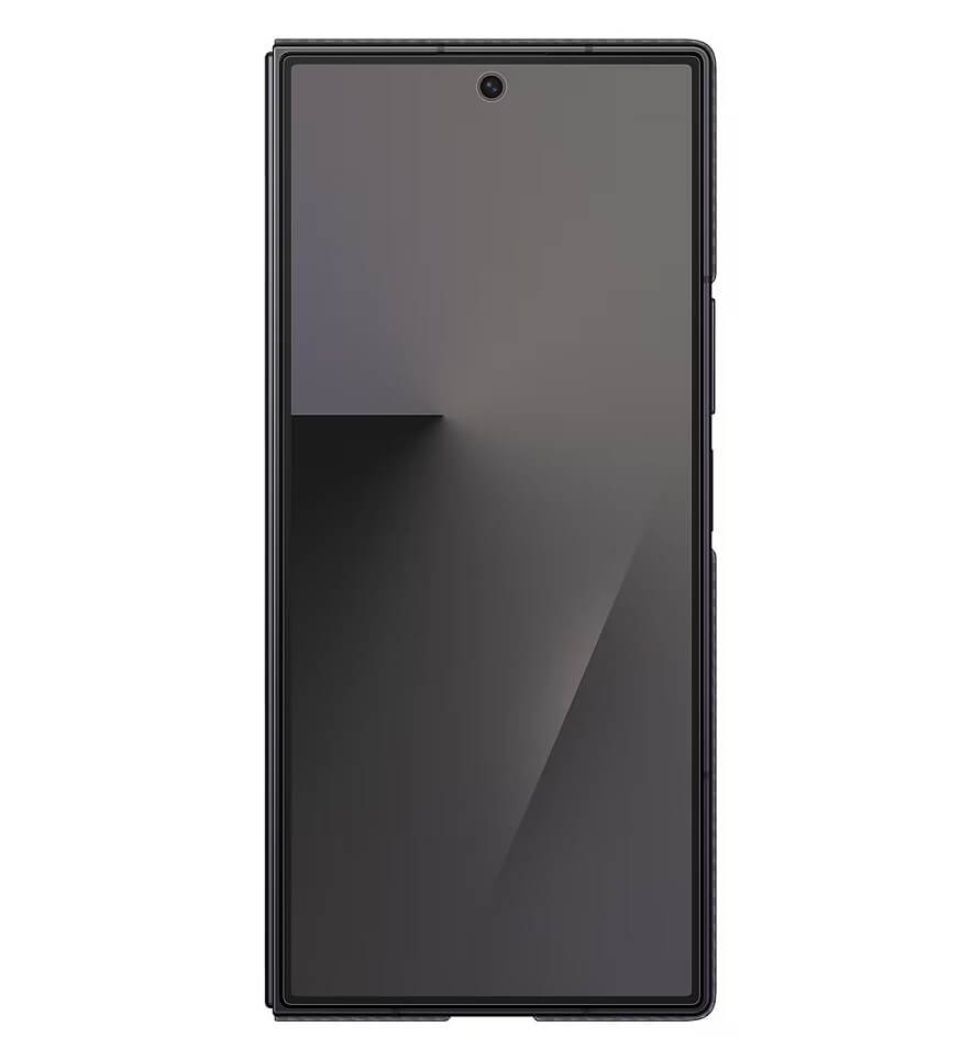 Оригинален Карбонов Калъф за Samsung Z Fold 7, Carbon Shield Case, Черен (2)