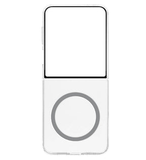 Magsafe Оригинален Калъф за Samsung Z Flip 7, Clear Magnet Case GP-FFF766YCATW, Прозрачен