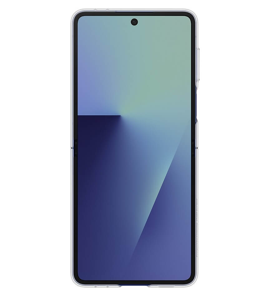 Оригинален Калъф за Samsung Z Flip 7, FlipSuit Case EF-ZF766CTEGWW, Прозрачен (2)