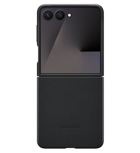 Оригинален Кожен Калъф Samsung Z Flip 7, Kindsuit Case EF-VF766PBEGWW, Черен
