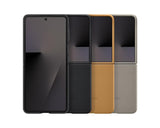 Оригинален Кожен Калъф Samsung Z Flip 7, Kindsuit Case EF-VF766PBEGWW, Черен (5)