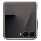 Оригинален Кожен Калъф Samsung Z Flip 7, Kindsuit Case EF-VF766PJEGWW, Бежов (4)