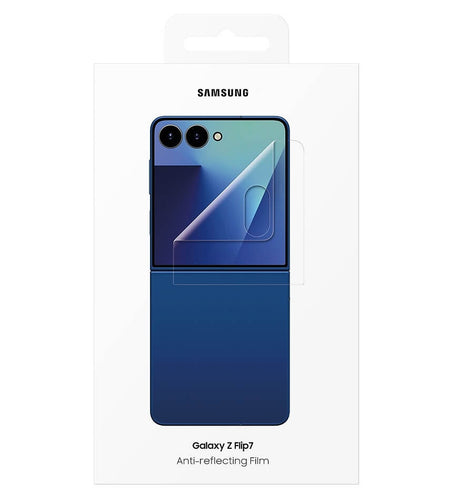 Оригинален Протектор за Samsung Z Flip 7, Anti-Reflecting Film Glass EF-UF766CTEGWW, Прозрачен (2)