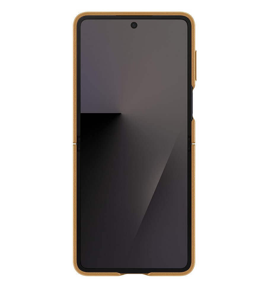 Оригинален Кожен Калъф Samsung Z Flip 7, Kindsuit Case EF-VF766PAEGWW, Кафяв (4)