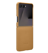 Оригинален Кожен Калъф Samsung Z Flip 7, Kindsuit Case EF-VF766PAEGWW, Кафяв (2)