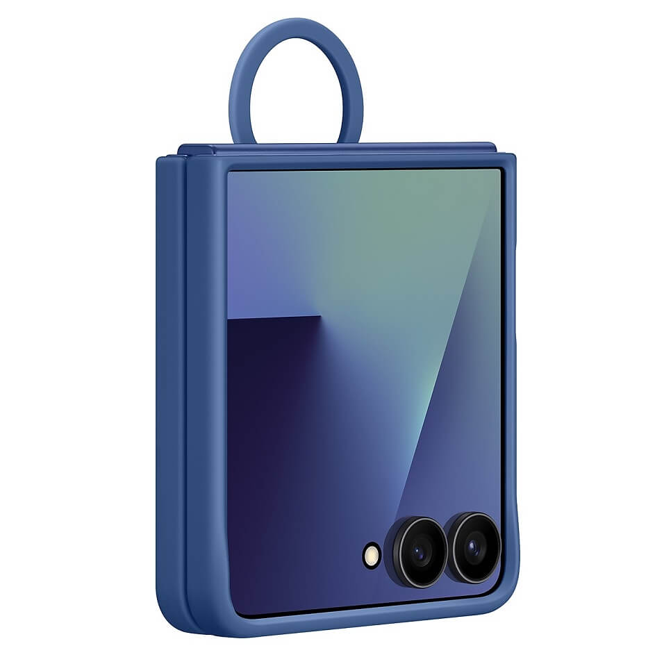 Оригинален Калъф за Samsung Z Flip 7, Ring Case EF-PF766TNEGWW, Син (3)