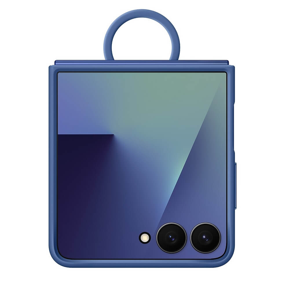 Оригинален Калъф за Samsung Z Flip 7, Ring Case EF-PF766TNEGWW, Син (4)