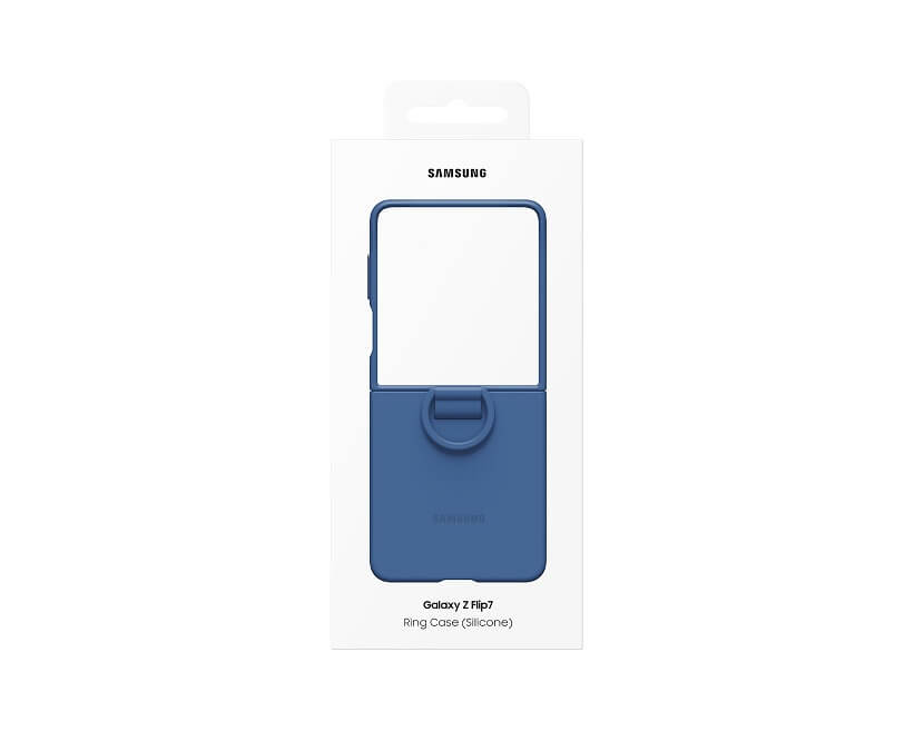 Оригинален Калъф за Samsung Z Flip 7, Ring Case EF-PF766TNEGWW, Син (8)