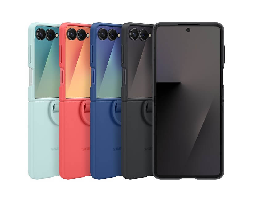 Оригинален Калъф за Samsung Z Flip 7, Ring Case EF-PF766TNEGWW, Син (7)