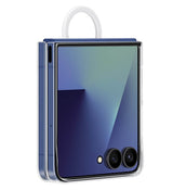 Оригинален Калъф за Samsung Z Flip 7, Ring Clear Case EF-QF766CTEGWW, Прозрачен (4)