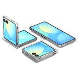 Magsafe Калъф с Предпазител за Samsung Z Flip 7, Spigen Ultra Hybrid Pro MagFit Case, Прозрачен (11)