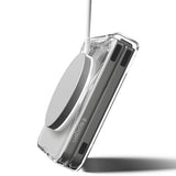 Magsafe Калъф с Предпазител за Samsung Z Flip 7, Spigen Ultra Hybrid Pro MagFit Case, Прозрачен (12)