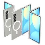 Magsafe Калъф с Предпазител за Samsung Z Fold 7, Spigen Ultra Hybrid Pro Case, Прозрачен (3)