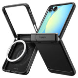Magsafe Калъф с Предпазител за Samsung Z Flip 7, Spigen Tough Armor Pro Case, Черен (4)