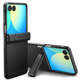 Magsafe Калъф с Предпазител за Samsung Z Flip 7, Spigen Tough Armor Pro Case, Черен (3)