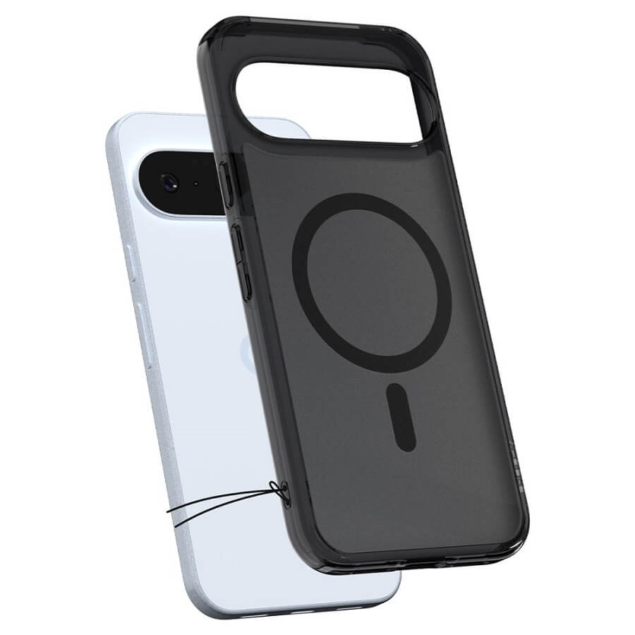 Magsafe Калъф за Google Pixel 10 Pro/ 10, Spigen Ultra Hybrid Frost Case, Черен (11)