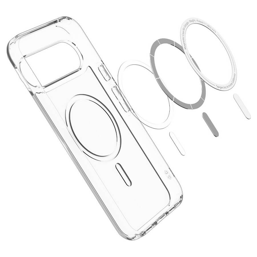 Magsafe Калъф за Google Pixel 10 Pro/ 10, Spigen Ultra Hybrid Case, Бял (10)