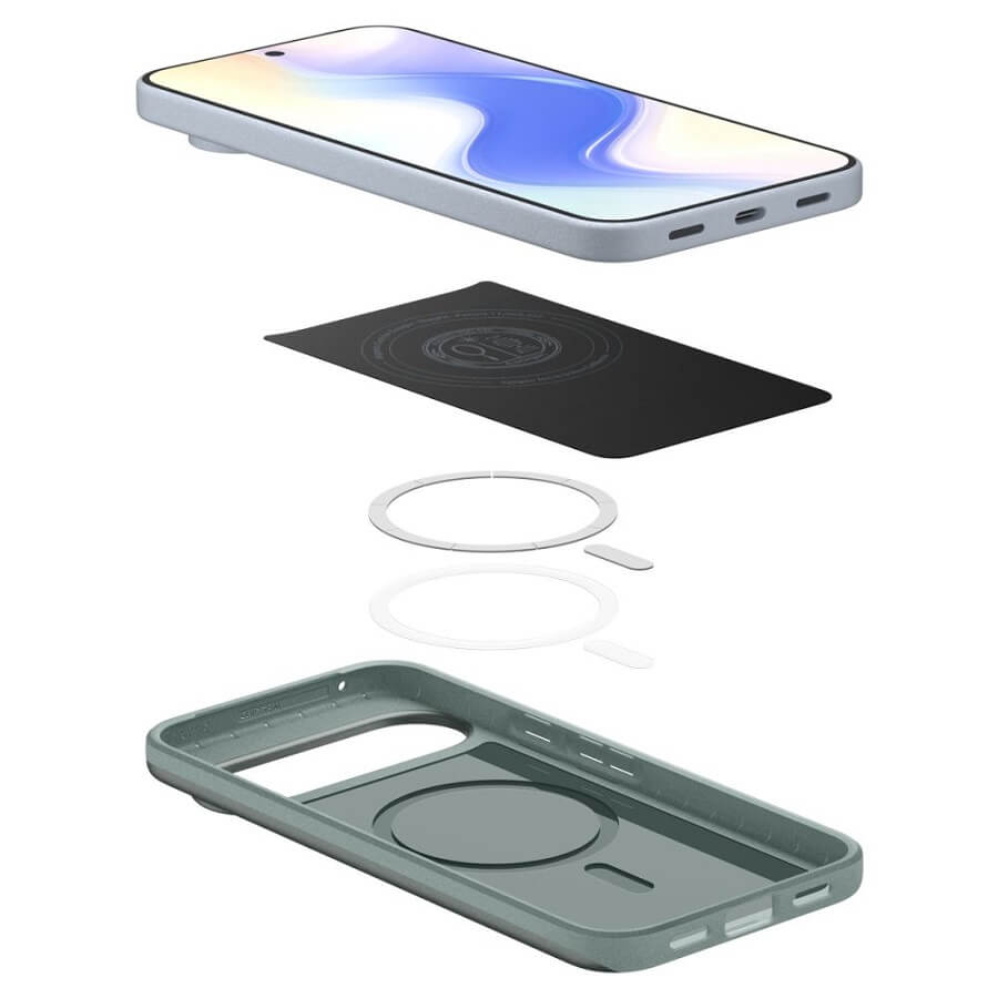 Magsafe Калъф за Google Pixel 10 Pro/ 10, Spigen Thin Fit Case, Зелен (11)