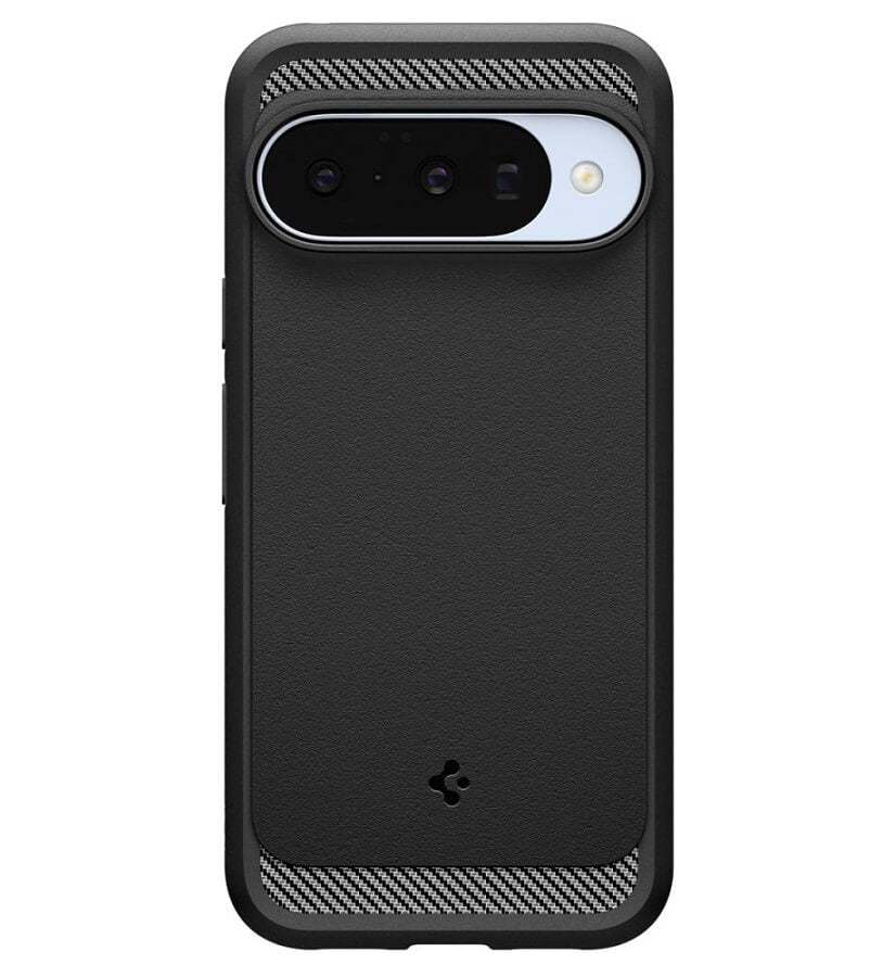 MagSafe Калъф за Google Pixel 10 Pro/ 10, Spigen Rugged Armor Case, Черен