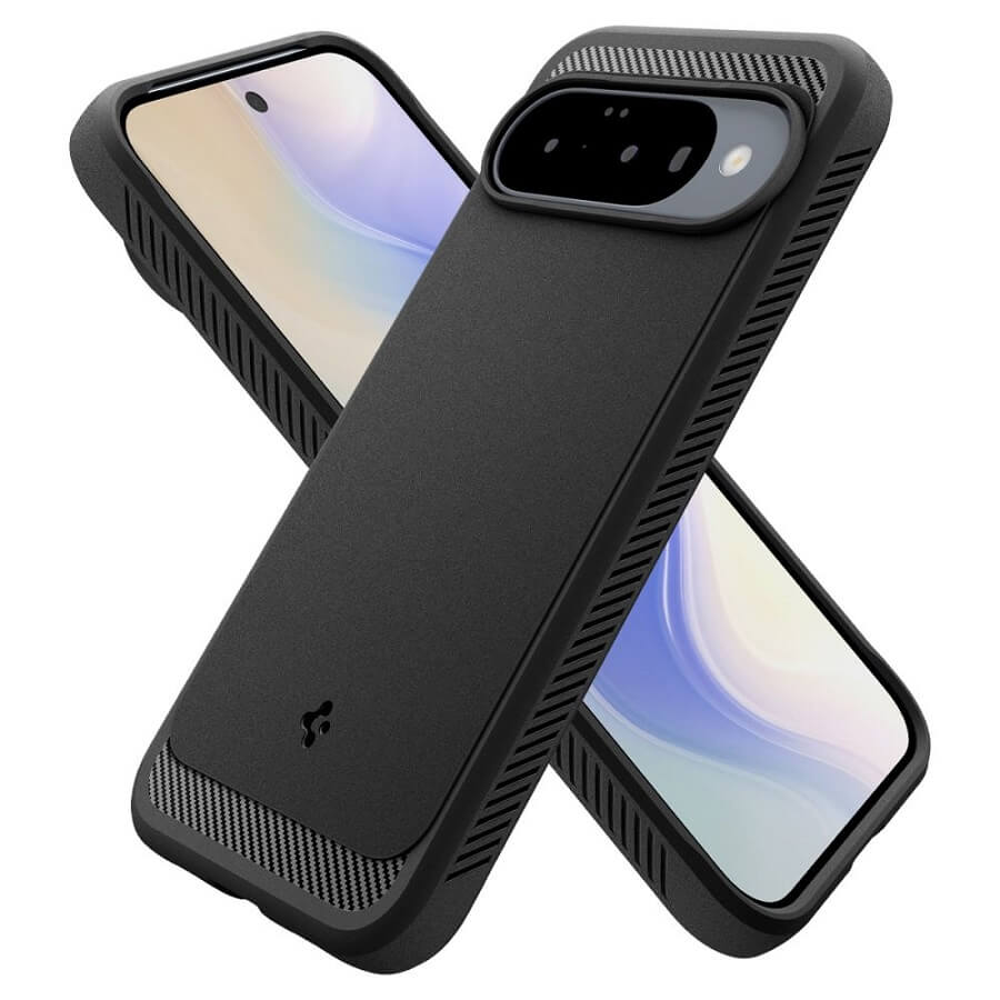MagSafe Калъф за Google Pixel 10 Pro/ 10, Spigen Rugged Armor Case, Черен (10)