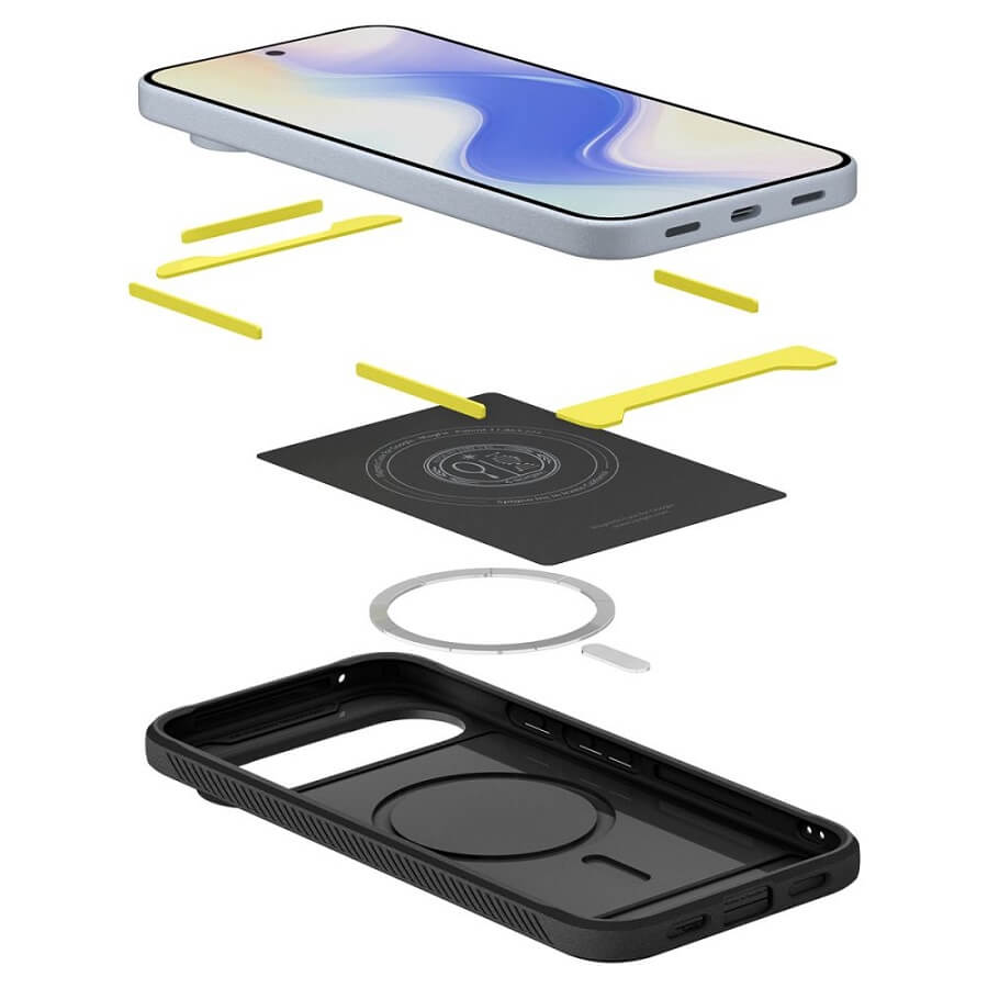 MagSafe Калъф за Google Pixel 10 Pro/ 10, Spigen Rugged Armor Case, Черен (9)