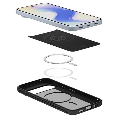 Magsafe Калъф за Google Pixel 10 Pro/ 10, Spigen Liquid Air Case, Черен (10)