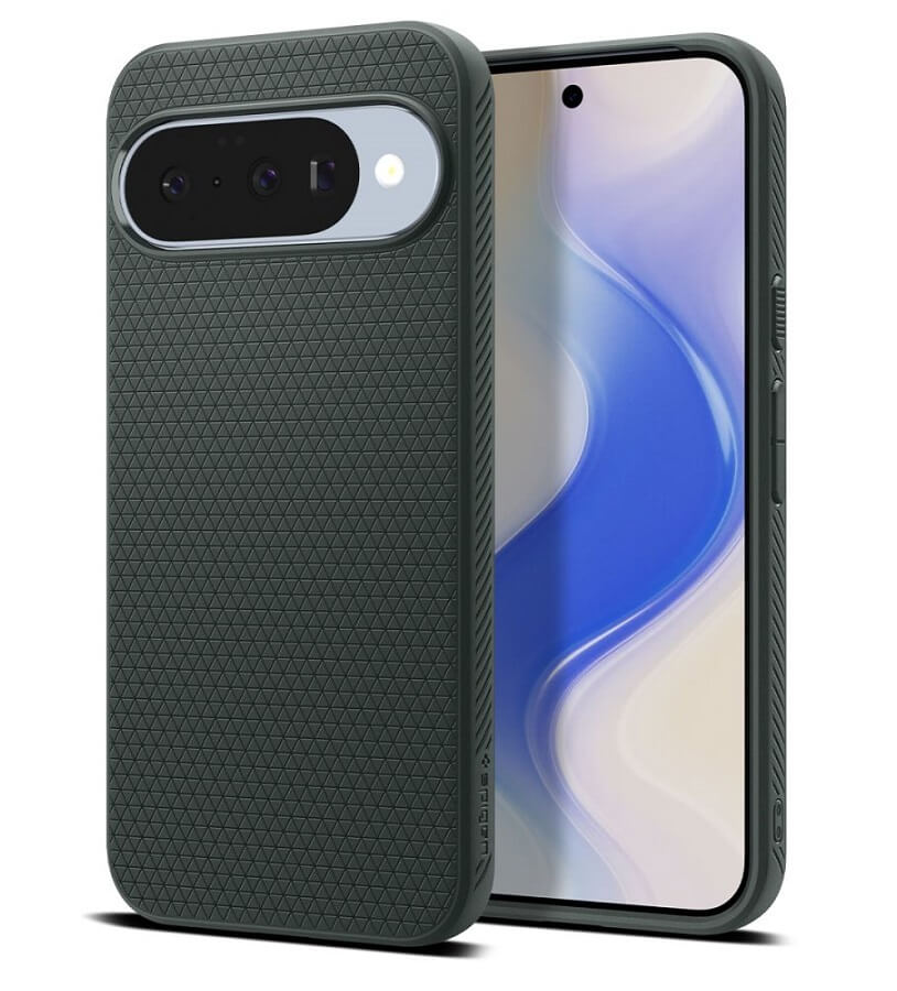 Magsafe Калъф за Google Pixel 10 Pro/ 10, Spigen Liquid Air Case, Зелен