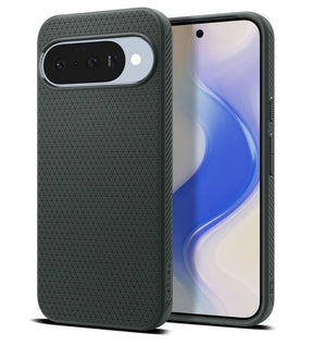 Magsafe Калъф за Google Pixel 10 Pro/ 10, Spigen Liquid Air Case, Зелен