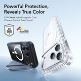 Magsafe Калъф за iPhone 17 Pro Max, ESR Classic Hybrid Kickstand Magnetic Case, Черен (2)