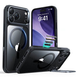 Magsafe Калъф за iPhone 17 Pro Max, ESR Classic Hybrid Kickstand Magnetic Case, Черен