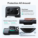 Magsafe Калъф за iPhone 17 Pro, ESR Classic Hybrid Kickstand Magnetic Case, Черен (3)