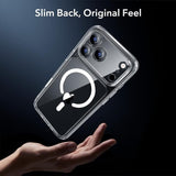 Magsafe Калъф и Протектор за iPhone 17 Pro, ESR Classic Hybrid Magnetic Set Case, Прозрачен (2)
