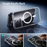 Magsafe Калъф и Протектор за iPhone 17, ESR Classic Hybrid Magnetic Set Case, Прозрачен (3)