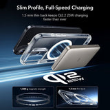 Magsafe Калъф и Протектор за iPhone 17, ESR Classic Hybrid Magnetic Set Case, Прозрачен (4)