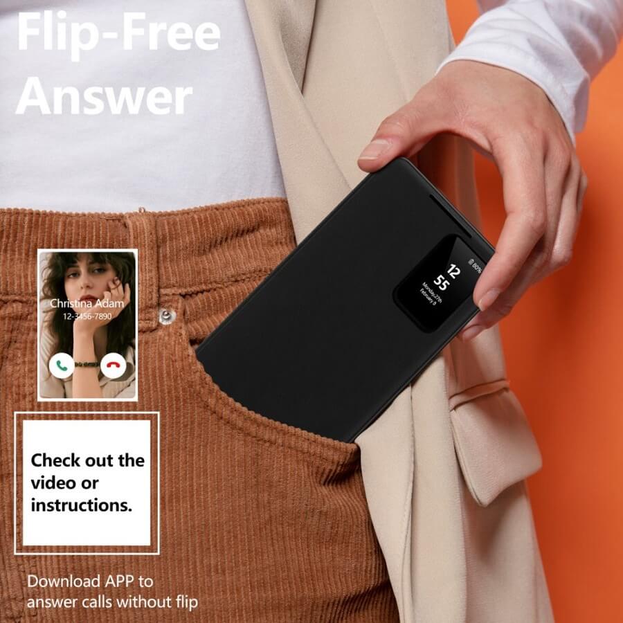 Активен Калъф за Samsung S25, Tech-Protect Smart Wallet Book Case, Черен (4)