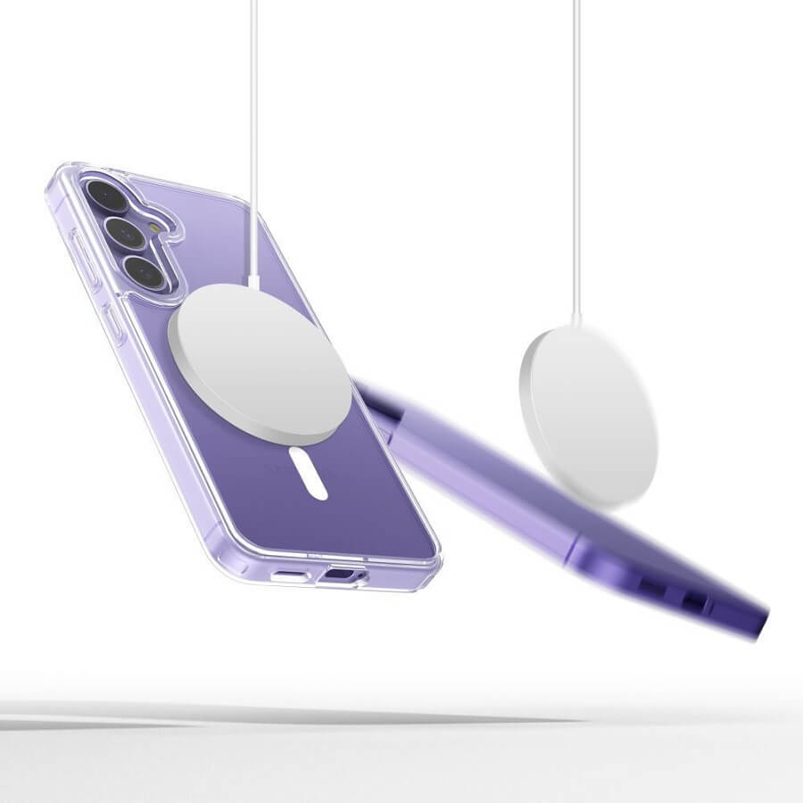 Magsafe Калъф за Samsung A17, Tech-Protect Hybrid FlexAir Clear Case, Прозрачен (5)