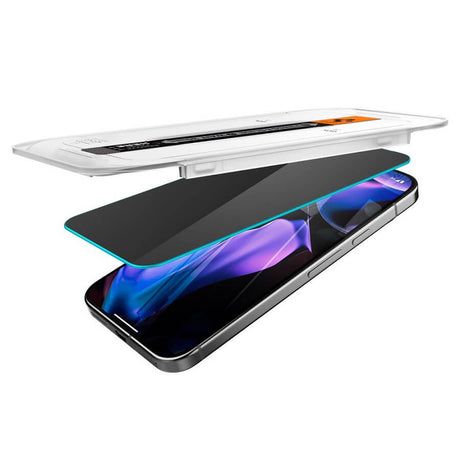 Затъмняващ Протектор за Google Pixel 10 Pro/ 10, Spigen Privacy Glass tR EZ Fit 2бр., Черен (6)