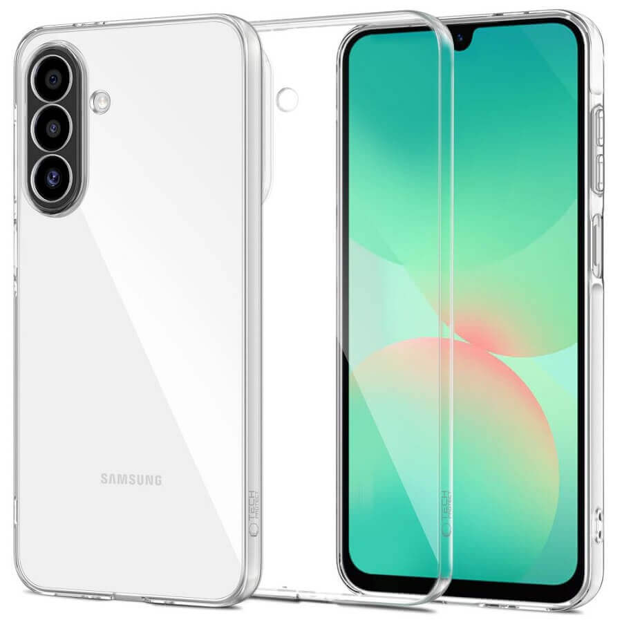 Калъф за Samsung A17, Tech-Protect FlexAir Clear Case, Прозрачен