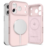 Magsafe Калъф за iPhone 17 Pro, Tech-Protect Silicone Case, Розов