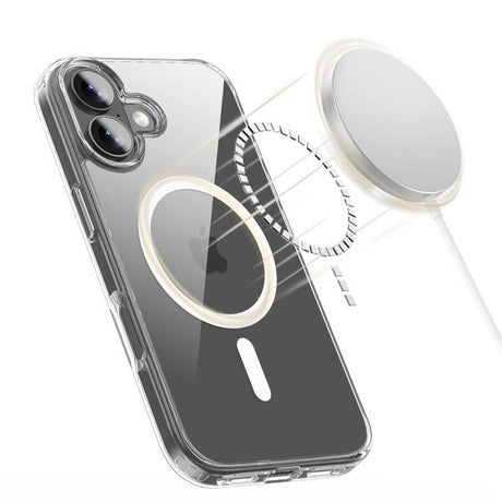 Magsafe Калъф за iPhone 17, Tech-Protect Hybrid FlexAir Clear Case, Прозрачен (2)