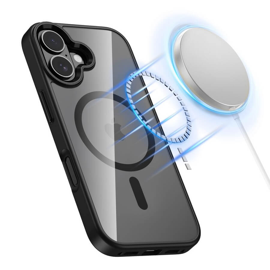 Magsafe Калъф за iPhone 17, Tech-Protect MagMat Case, Черен (2)