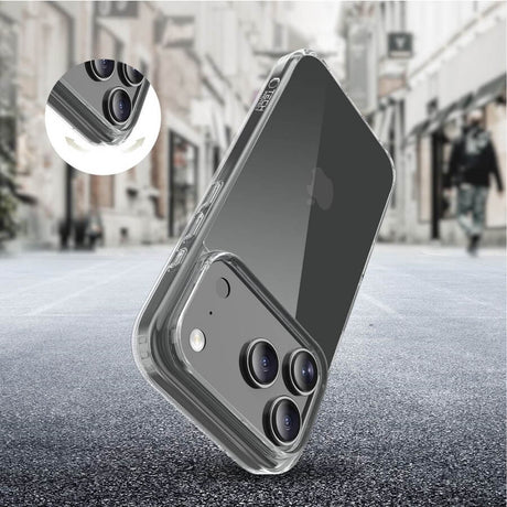 Калъф за iPhone 17 Pro, Tech-Protect FlexAir Hybrid Clear Case, Прозрачен (5)