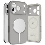 Magsafe Калъф за iPhone 17 Pro, Tech-Protect Silicone Case, Сив