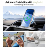 Magsafe Калъф за iPhone 17 Pro, Tech-Protect Silicone Case, Сив (3)