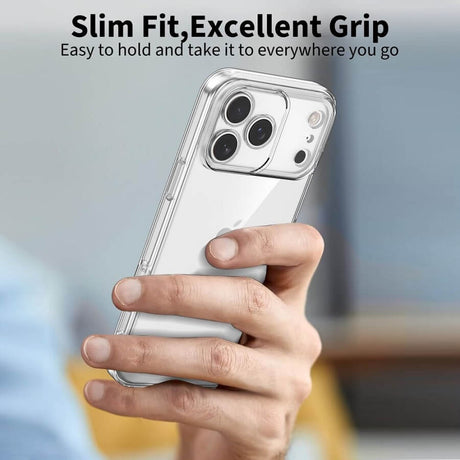 Калъф за iPhone 17 Pro, Tech-Protect FlexAir Clear Case, Прозрачен (4)