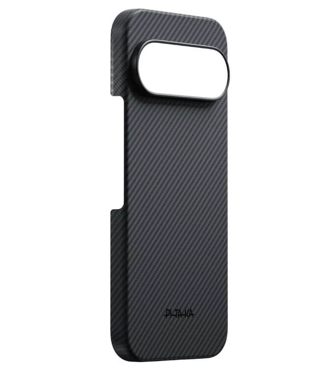 Magsafe Калъф за Google Pixel 10 Pro XL, Pitaka Edge Black-Gray Case, Черен (2)