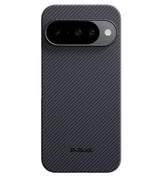 Magsafe Калъф за Google Pixel 10 Pro/ 10, Pitaka Edge Black-Gray Case, Черен (5)